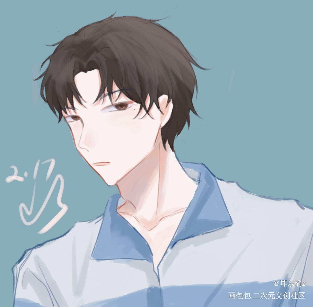 互绘摸鱼_伪装学渣谢俞贺朝求点评我要上首推同人绘画作品