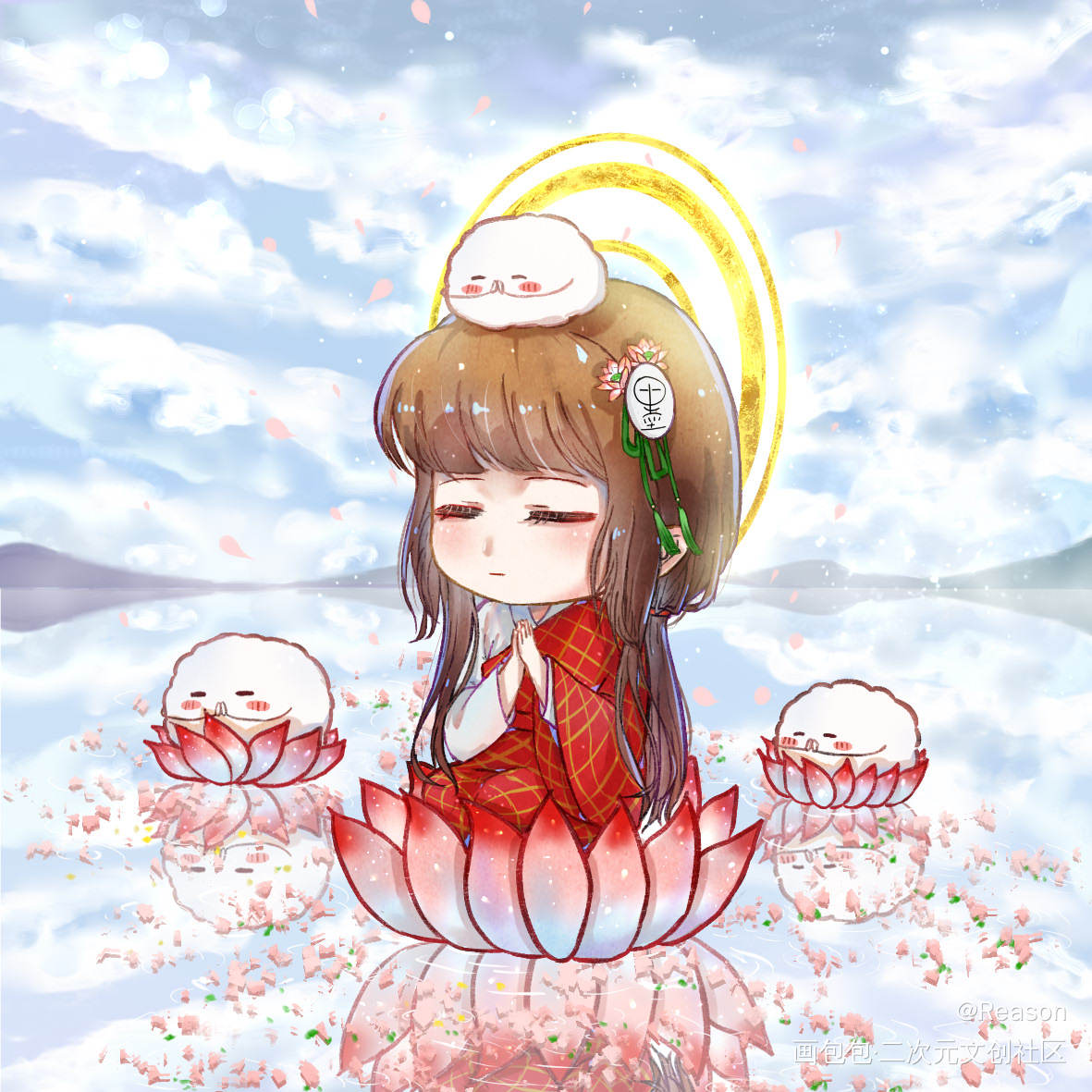 八百年前的一组墨_Q版墨香铜臭绘画作品