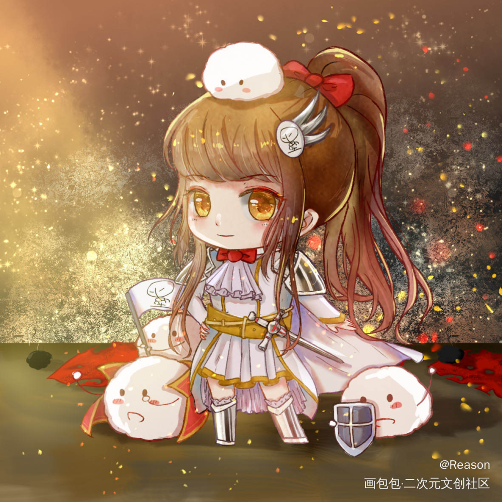 八百年前的一组墨_Q版墨香铜臭绘画作品