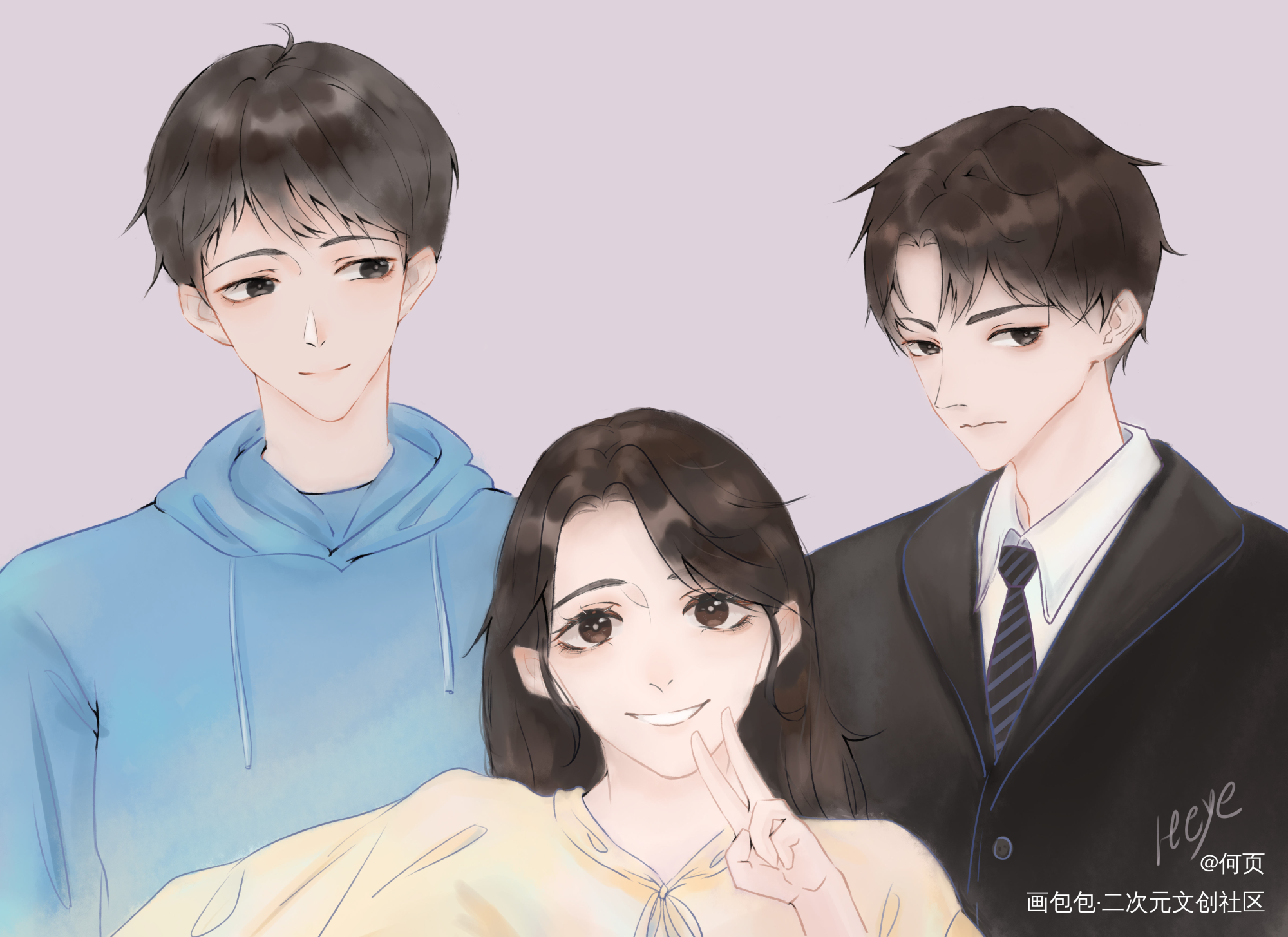 二哥，看镜头！！！_大哥远谦魏之远魏之远魏谦priest绘画作品