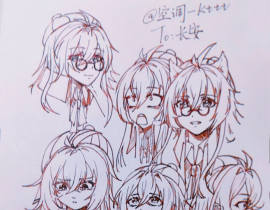 亲友家小孩_绘画作品