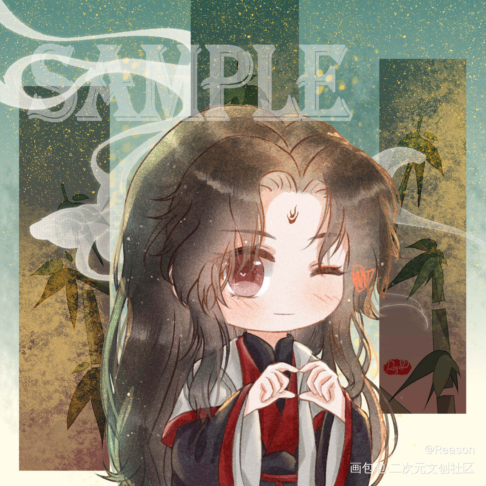 冰秋稿稿_人渣反派自救系统冰秋沈清秋洛冰河绘画作品