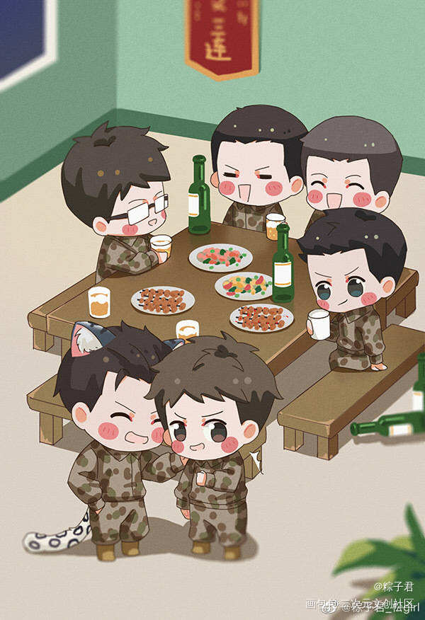 俞白生日月_小白杨188男团俞白俞风城白新羽日系Q版我要上首推插画同人绘画作品