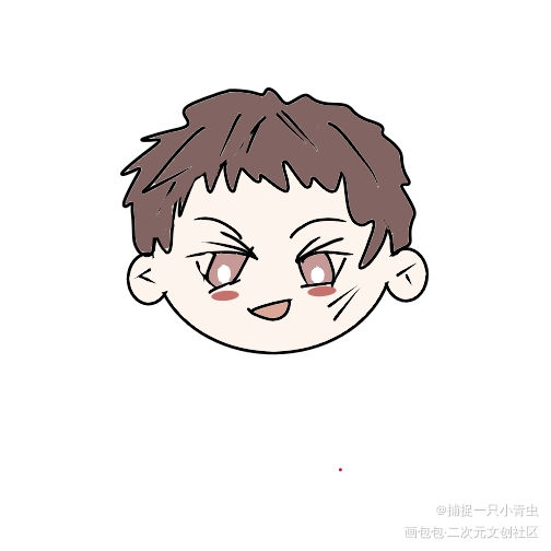 画了一个小白_188男团Q版绘画作品