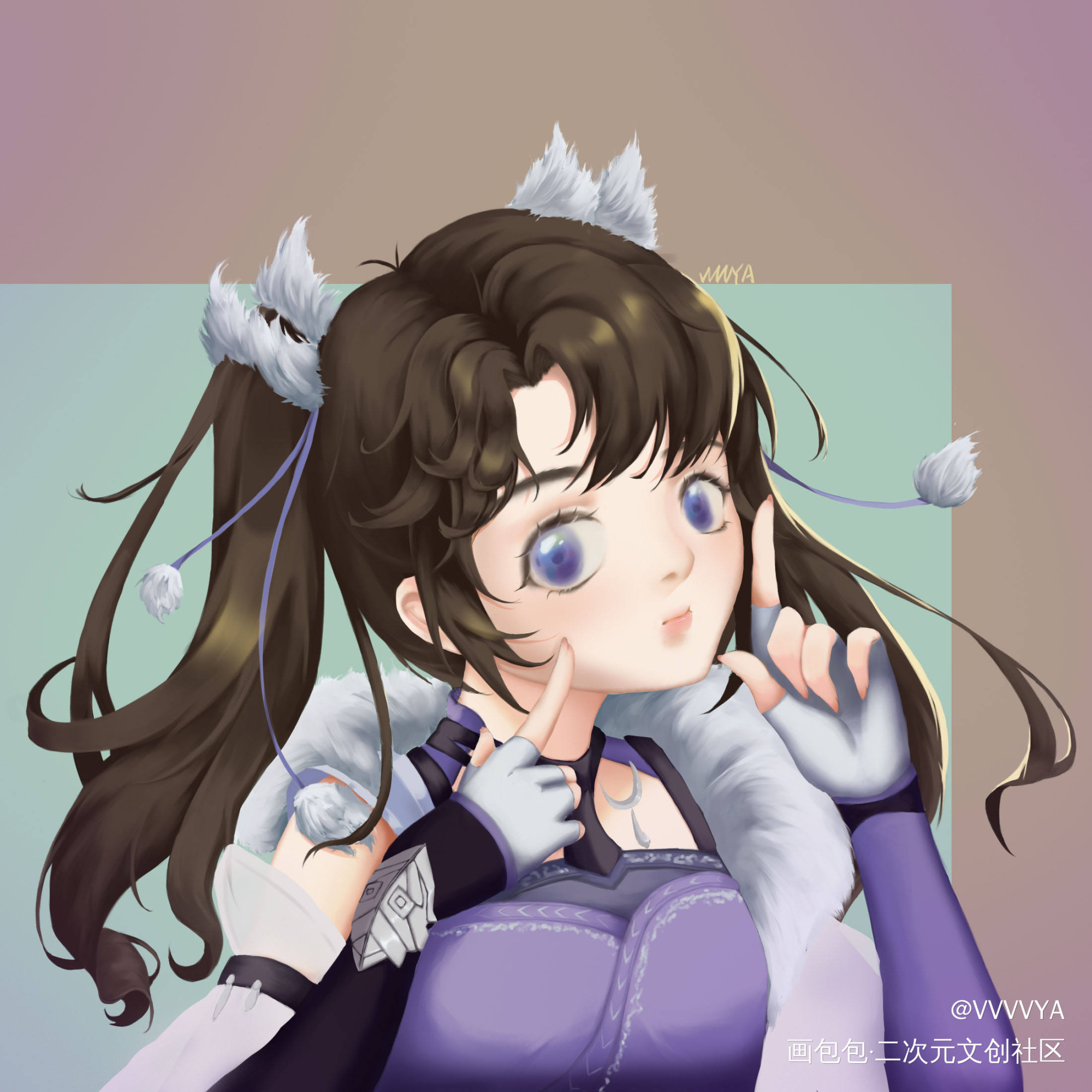 霸刀萝莉_剑网3绘画作品