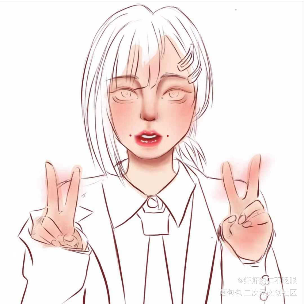 好爱画脸啊！_日系原创绘画作品