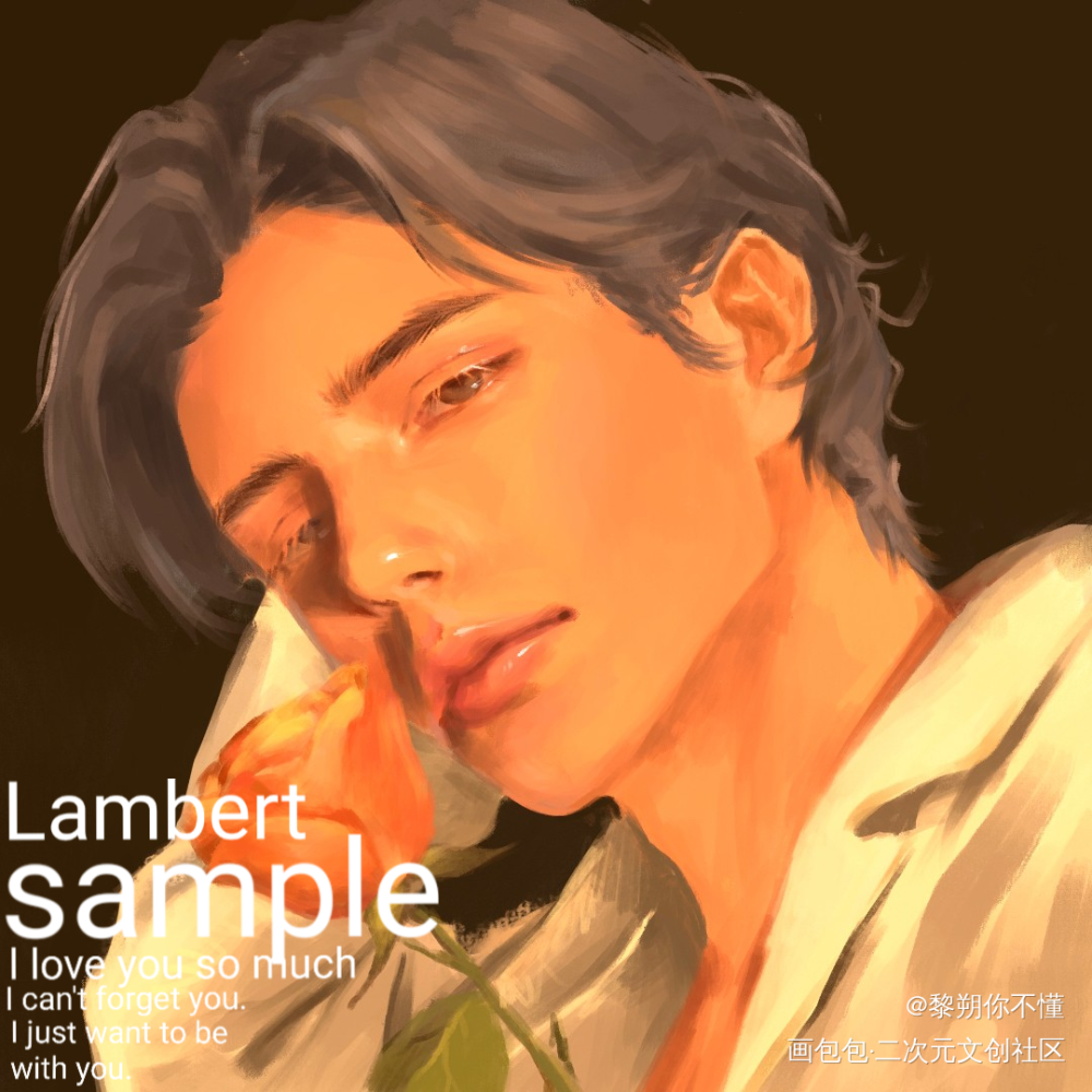 Lambert Prince_188男团妹叔黎朔厚涂绘画作品