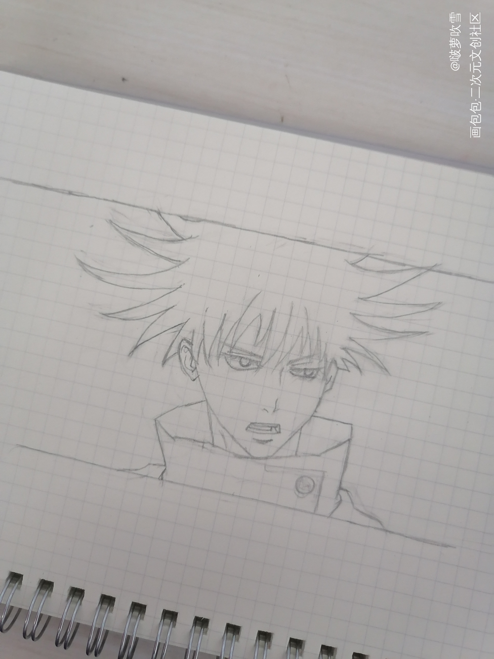 惠_咒术回战伏黑惠手绘临摹绘画作品