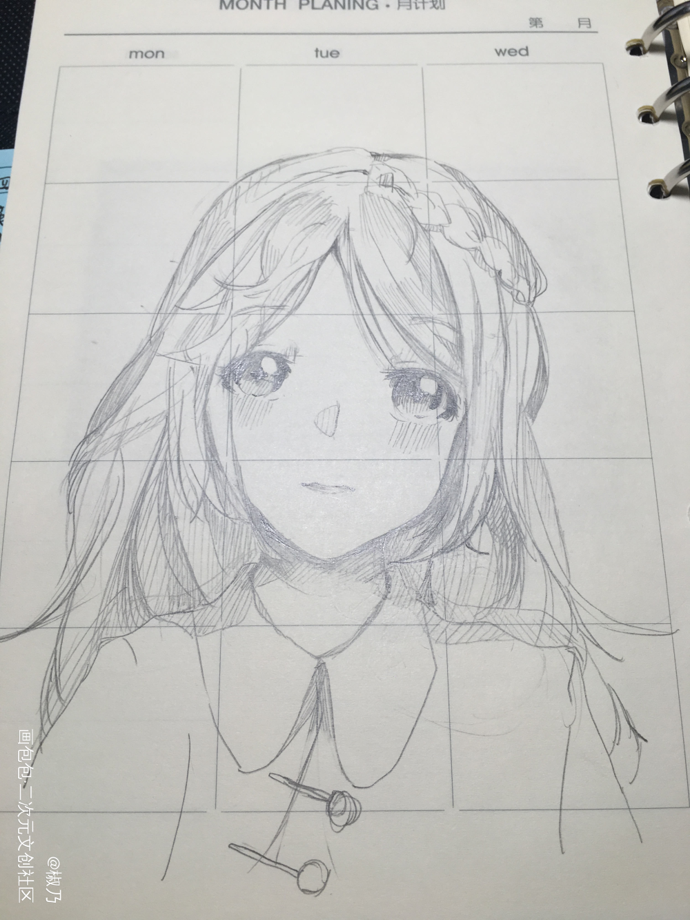 人设？小姐姐什么的最喜欢了_手绘绘画绘画作品