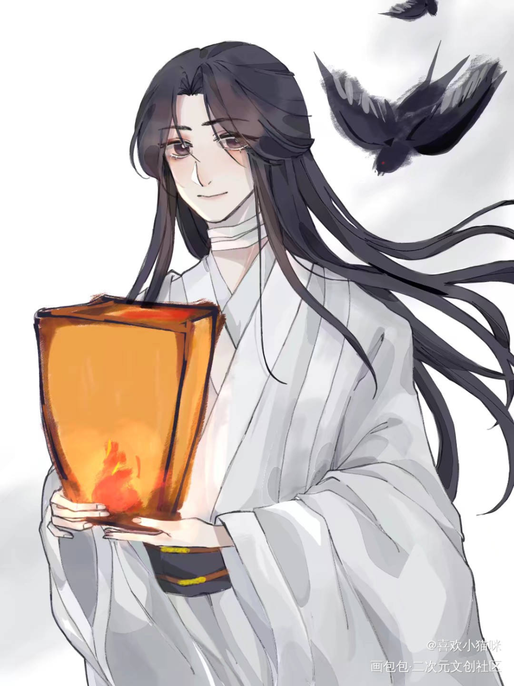 _天官赐福谢怜绘画绘画作品