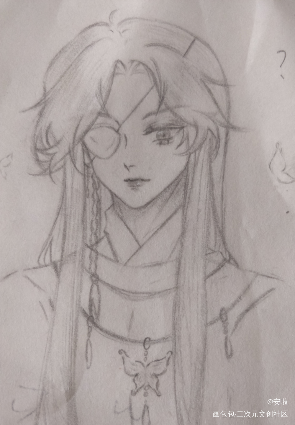 天官赐福_天官赐福花怜花城手绘绘画作品