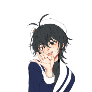 【无限滑板】猫猫の诱惑_无限滑板知念实也平涂日系同人绘画绘画作品