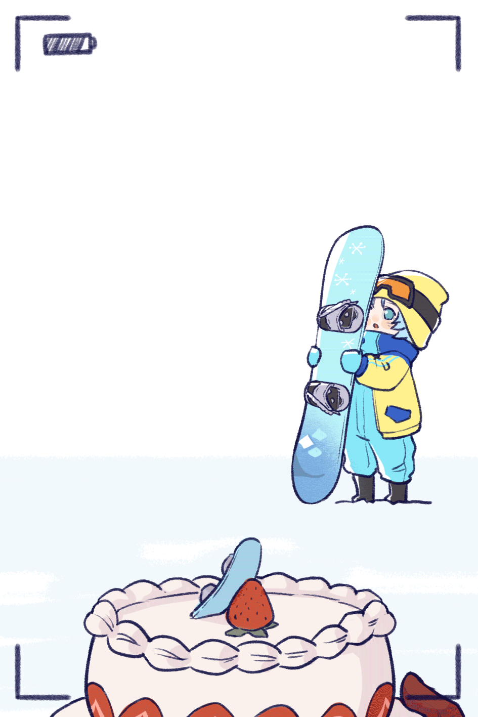 是生日时的图_无限滑板Q版绘画作品