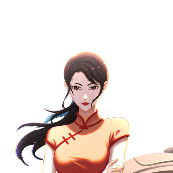 哪吒重生苏医生_哪吒立绘厚涂日系插画原创绘画作品