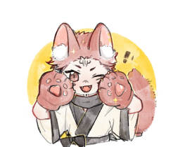 可可爱爱傩傩子_绘画作品