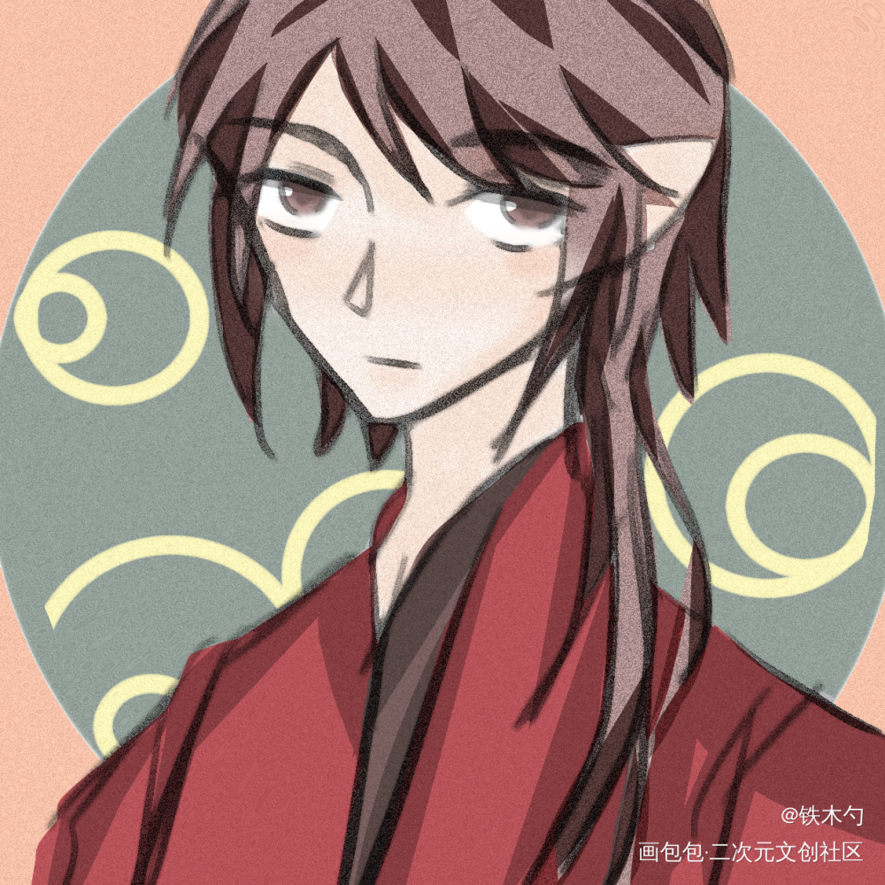 _黑塔利亚王嘉龙手绘平涂同人绘画作品
