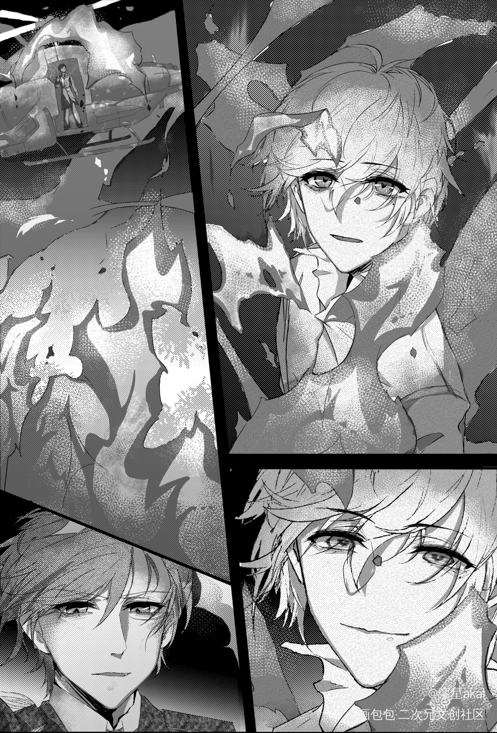 _小蘑菇陆沨安折绘画作品