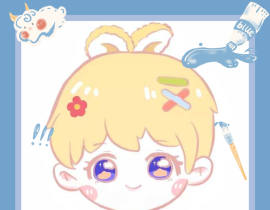 芋泥啵啵兔~_绘画作品