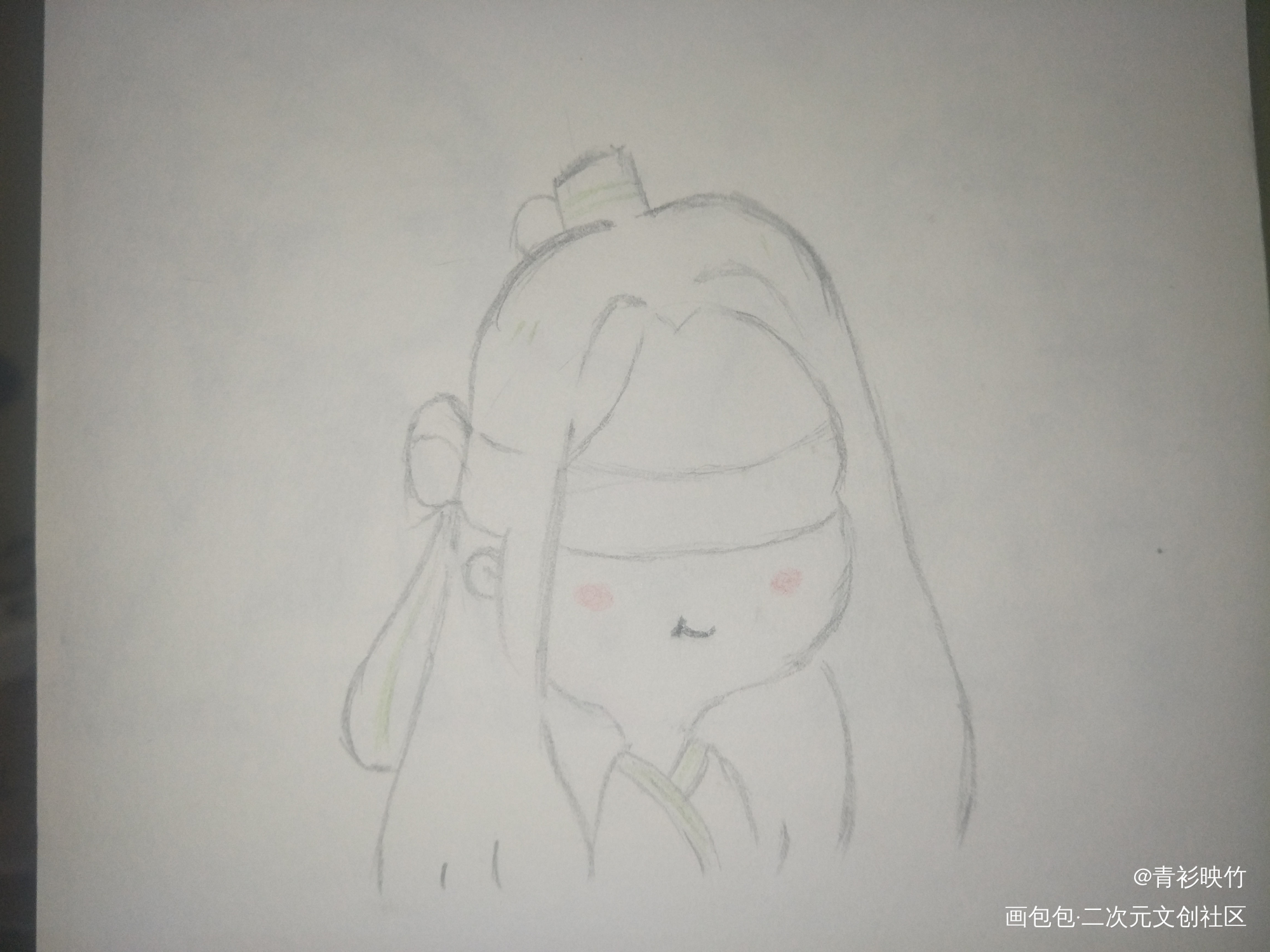 _魔道祖师晓星尘Q版插画绘画作品