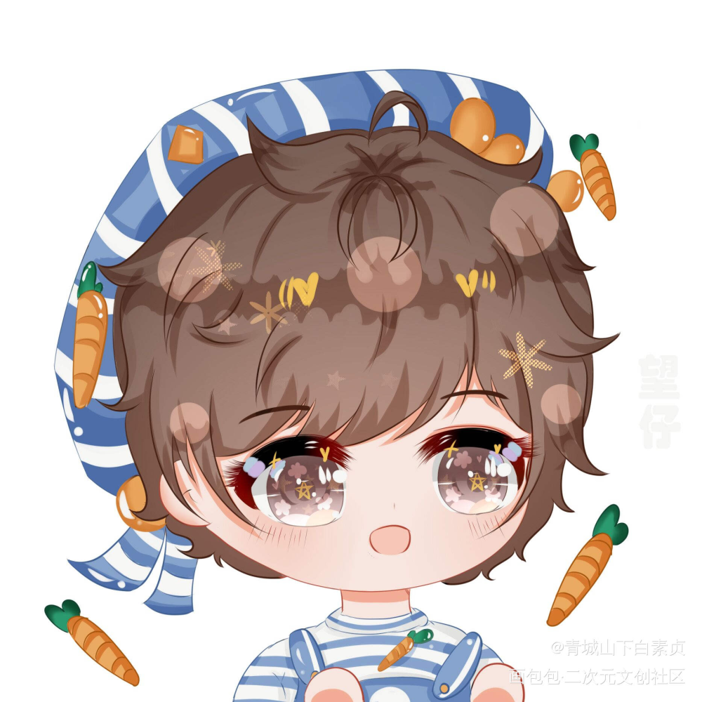 【添望】某某小厨房开始啦_某某添望盛望江添日系Q版我要上首推头像同人绘画作品