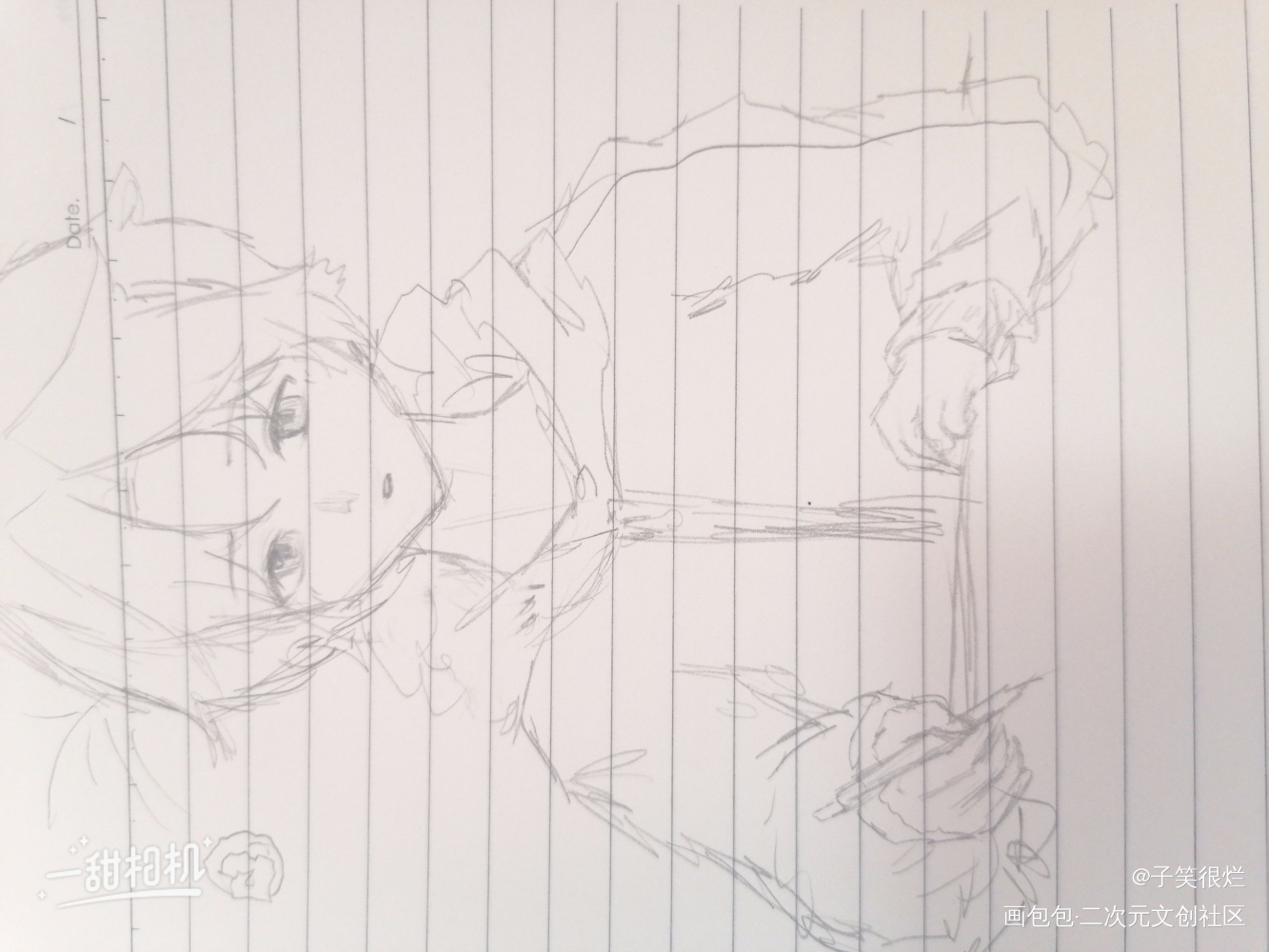 忘羡047_魔道祖师忘羡蓝忘机魏无羡Q版同人绘画作品