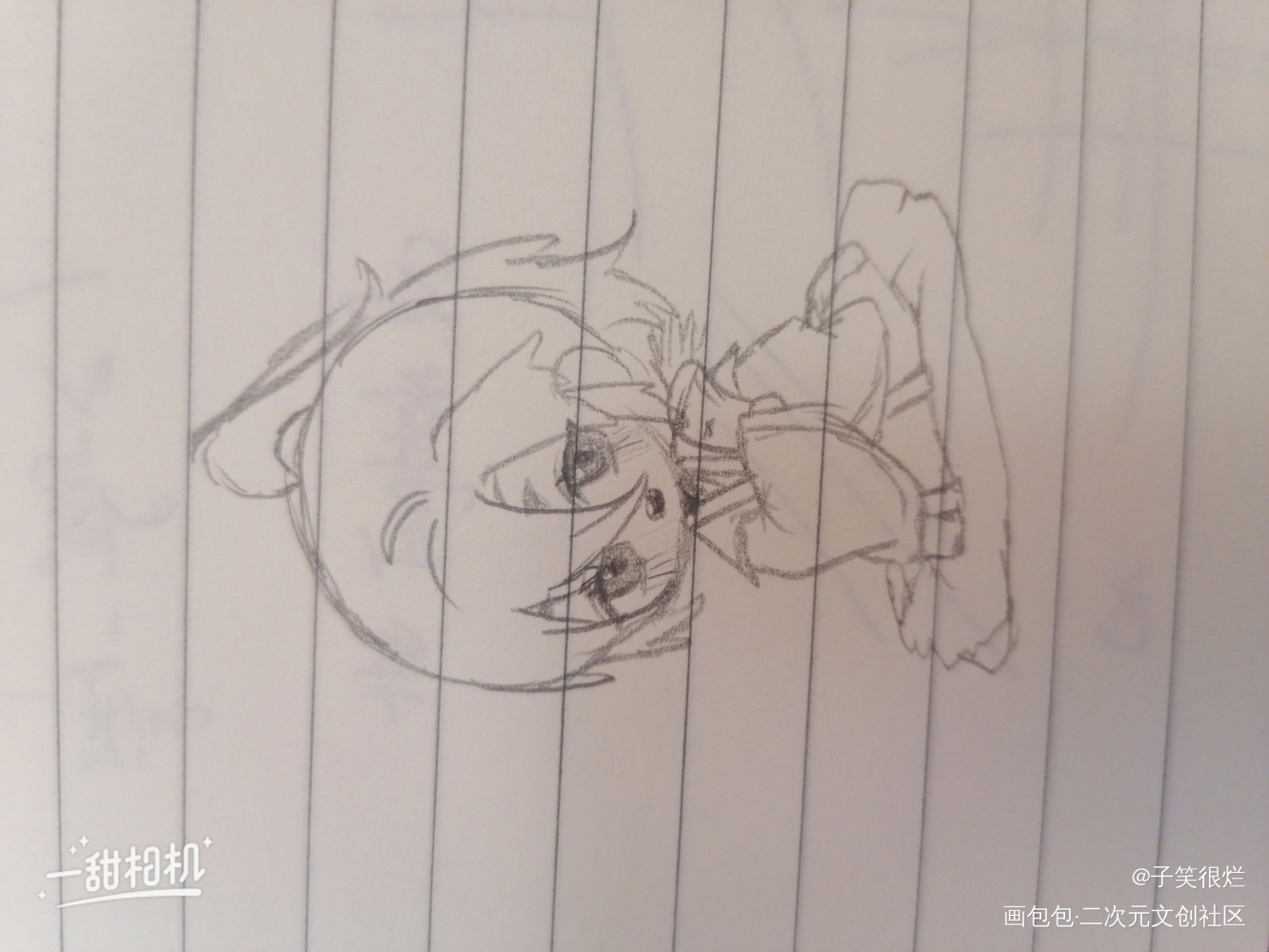 忘羡047_魔道祖师忘羡蓝忘机魏无羡Q版同人绘画作品