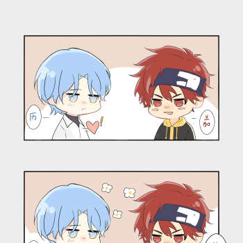 兰加的小心脏扑通扑通_无限滑板兰历绘画作品