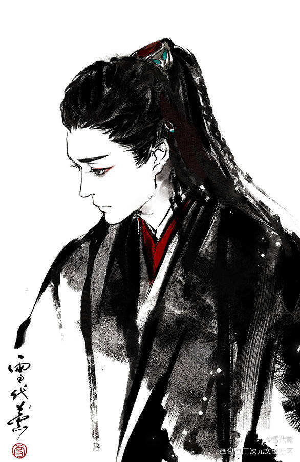 蝎王_山河令绘画作品