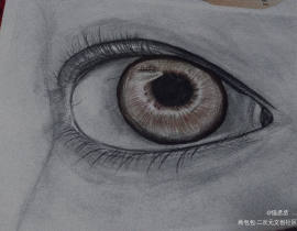 眼睛练刁_绘画作品
