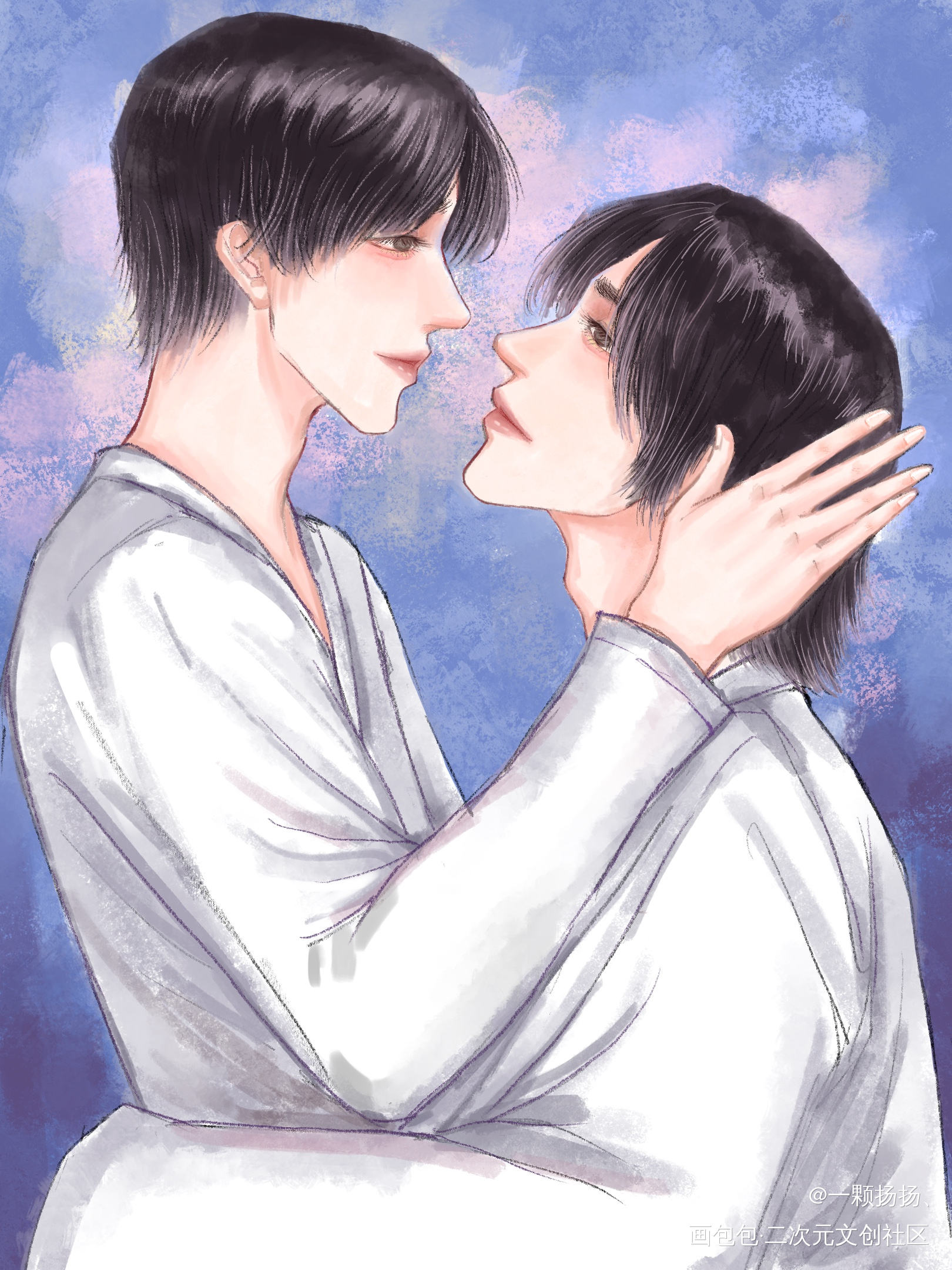 在心里开满花_一醉经年188男团寒故板绘绘画作品