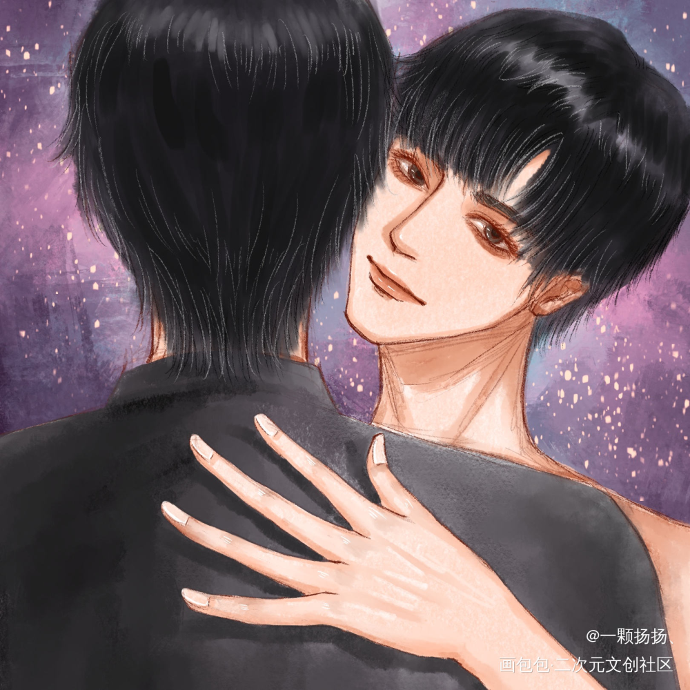 我男人超帅_一醉经年188男团寒故何故宋居寒头像板绘绘画作品