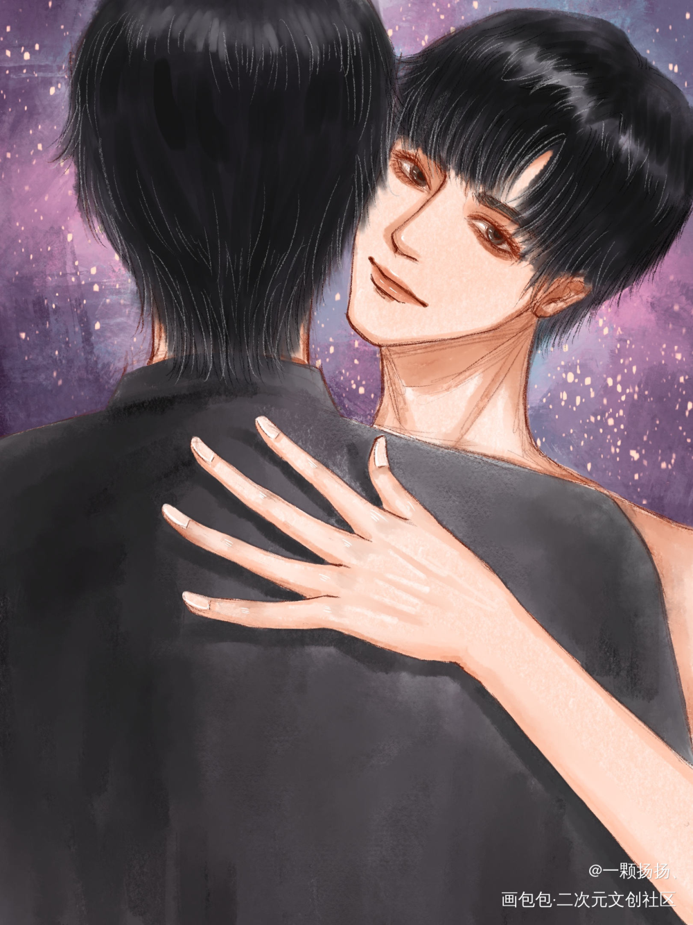 我男人超帅_一醉经年188男团寒故何故宋居寒头像板绘绘画作品