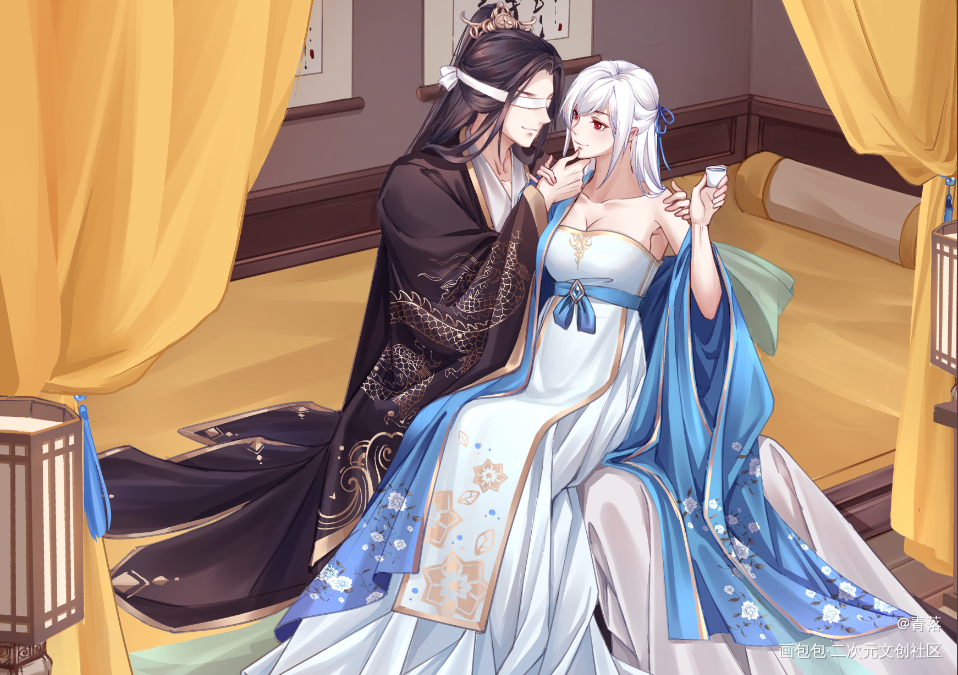 旧图混更_古风插画原创绘画作品