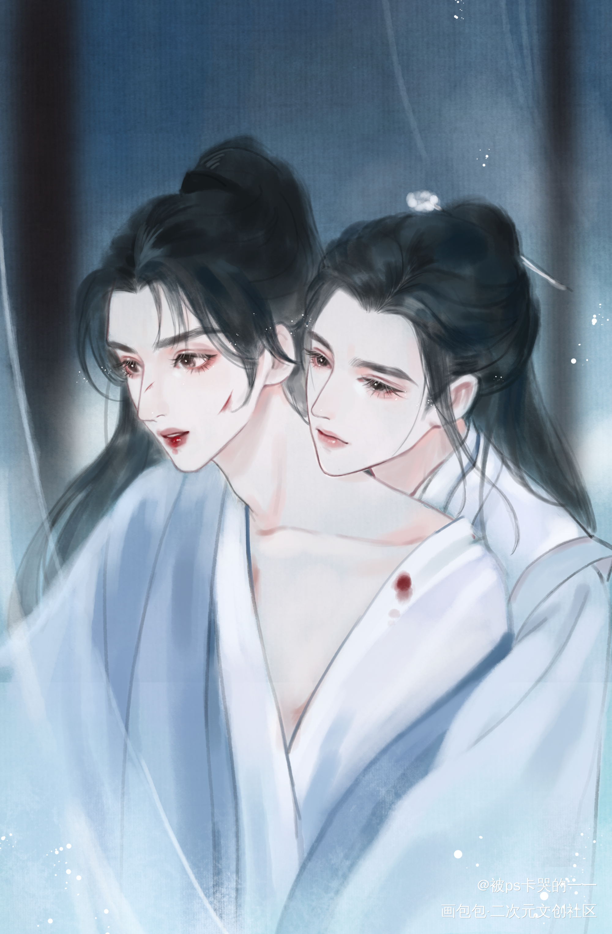 老婆！_山河令古风绘画作品