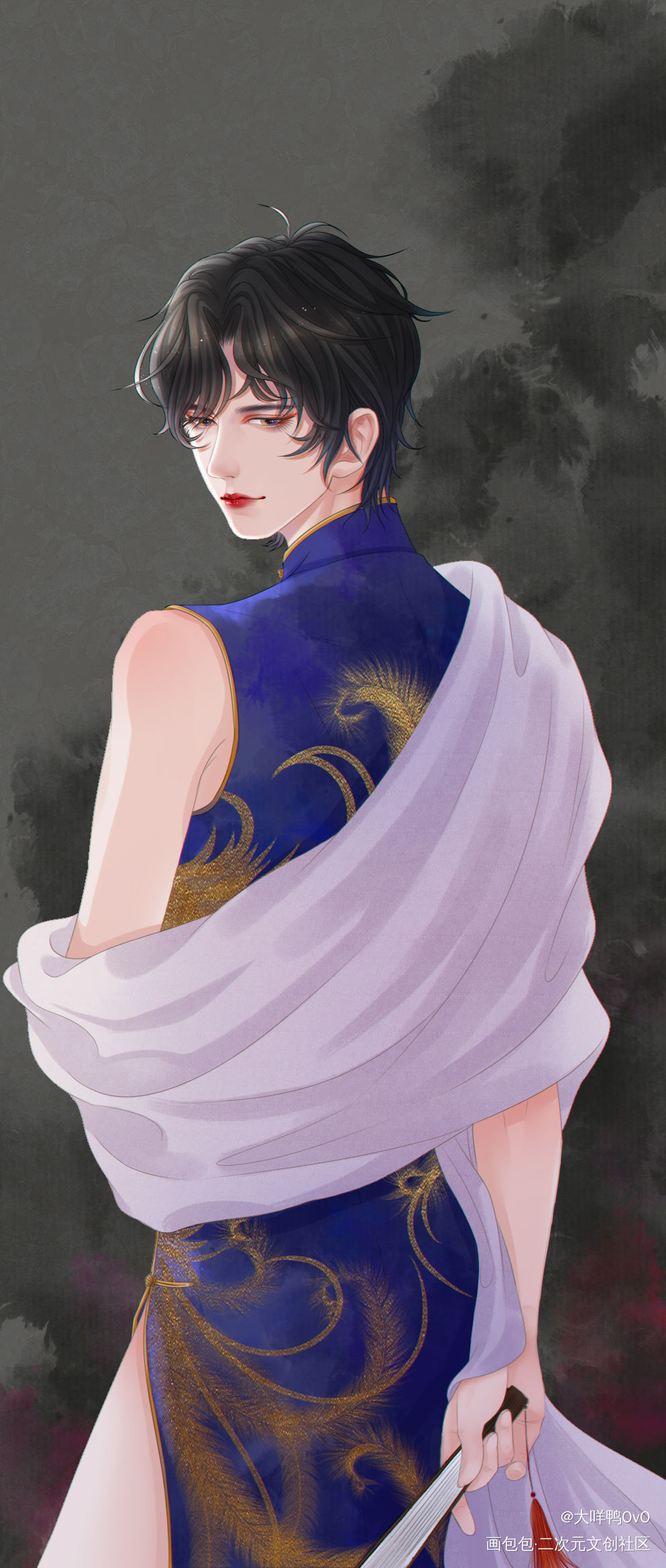 小凤凰_偷香方伊池冉尔绘画作品