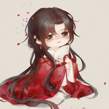 q版兰舟宝贝~_将进酒沈兰舟古风q版绘画作品