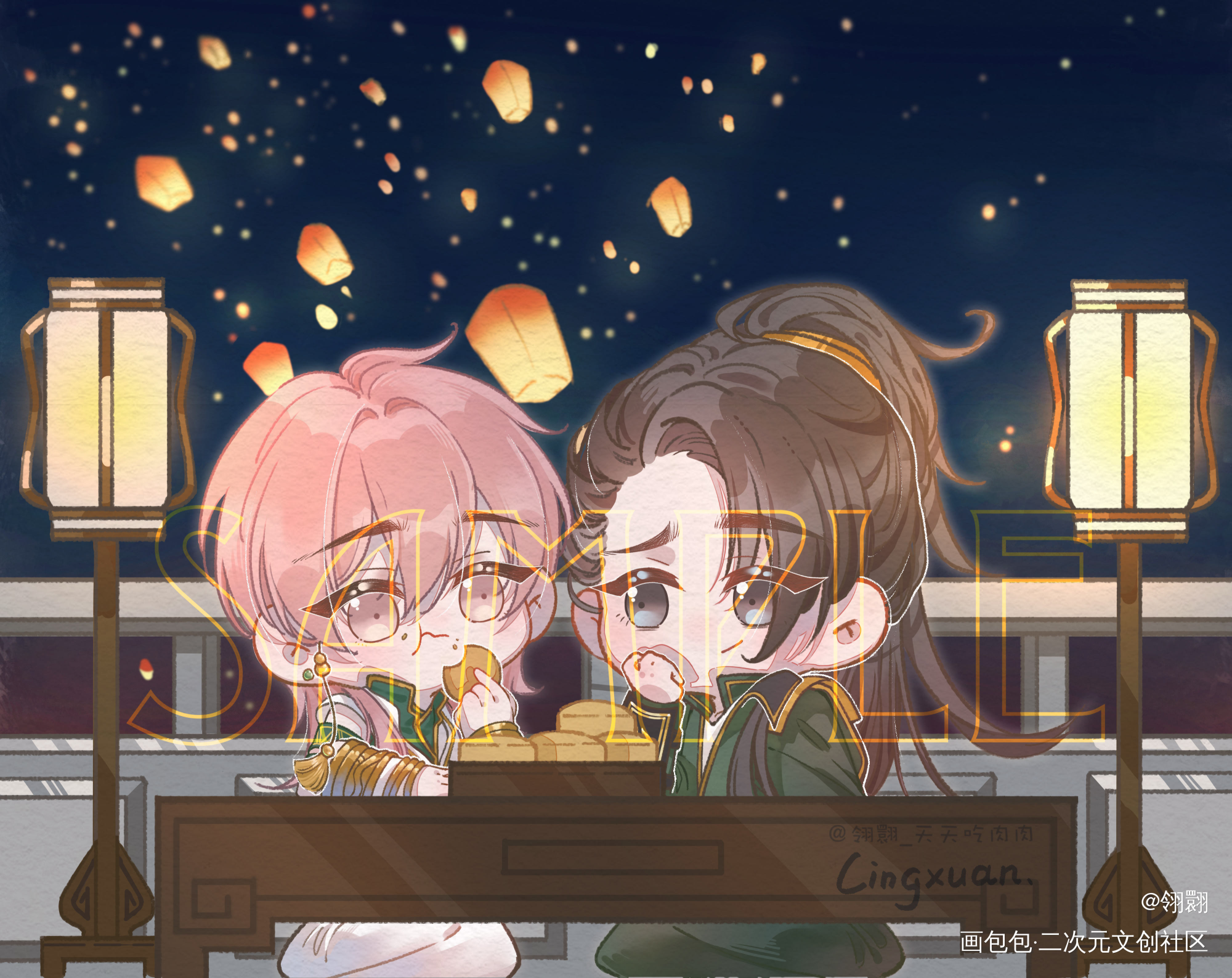 【天宝伏妖录】_天宝伏妖录平涂日系Q版求点评求配文我要上首推绘画作品