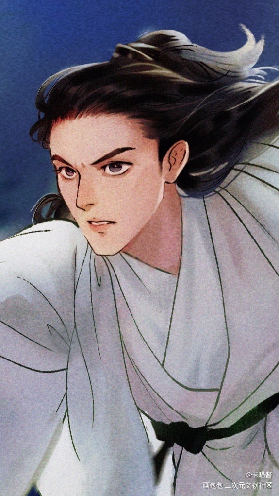 阿絮飞起来又美又飒_山河令浪浪钉温周周子舒古风绘画作品