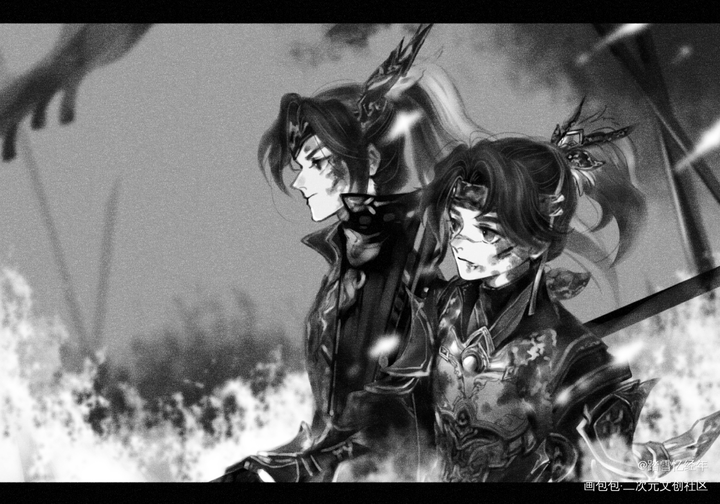 《定风波》_剑网3插画绘画作品