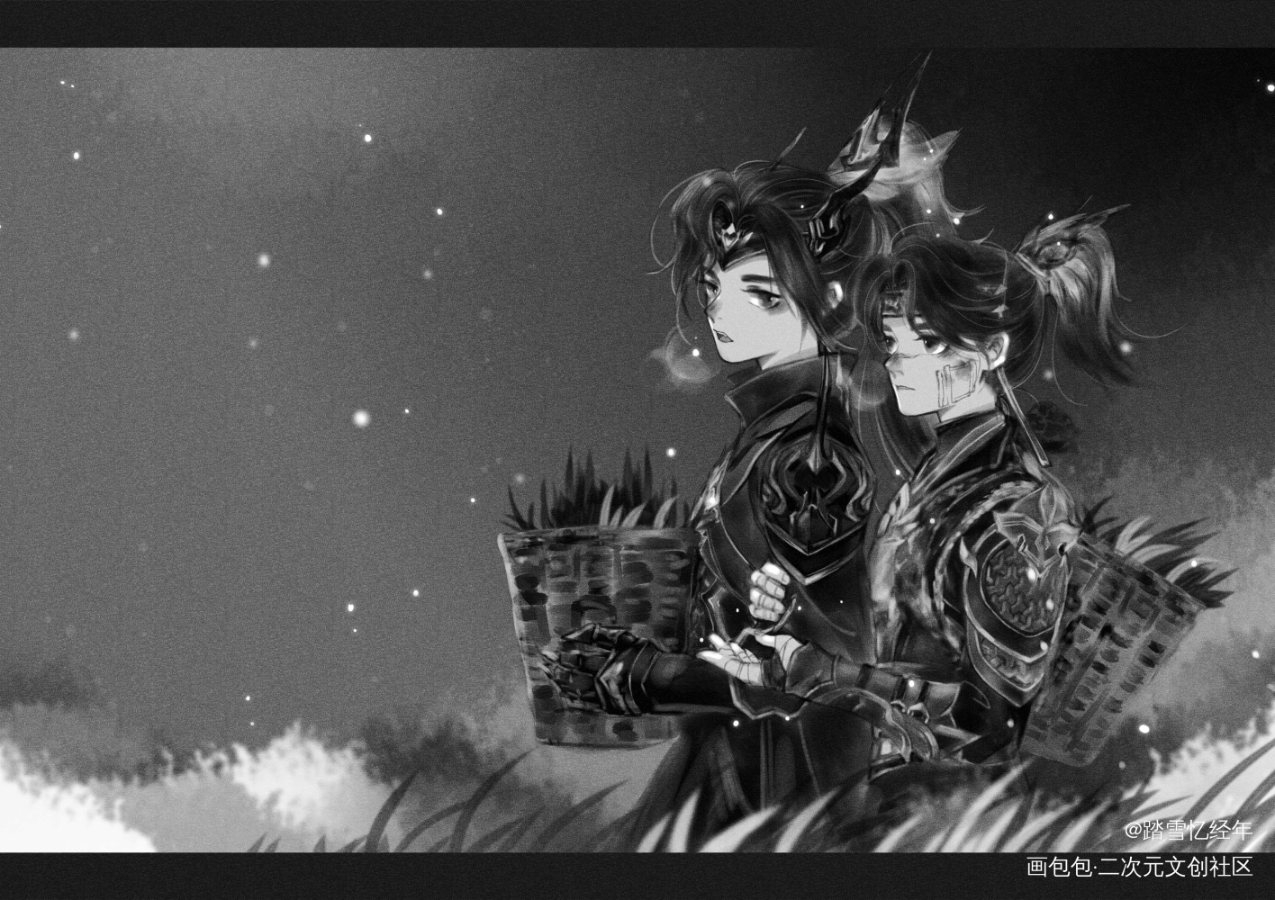 《定风波》_剑网3插画绘画作品