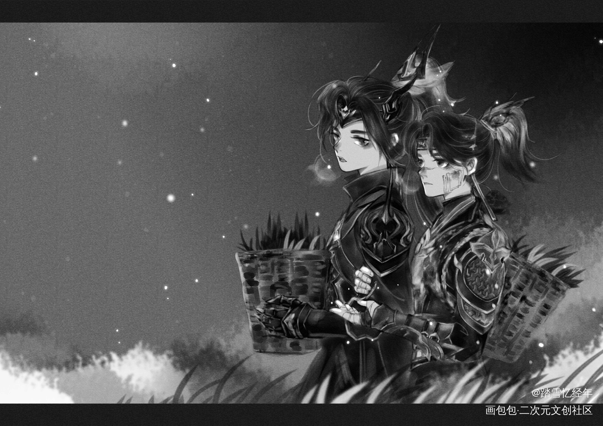 《定风波》_剑网3插画绘画作品