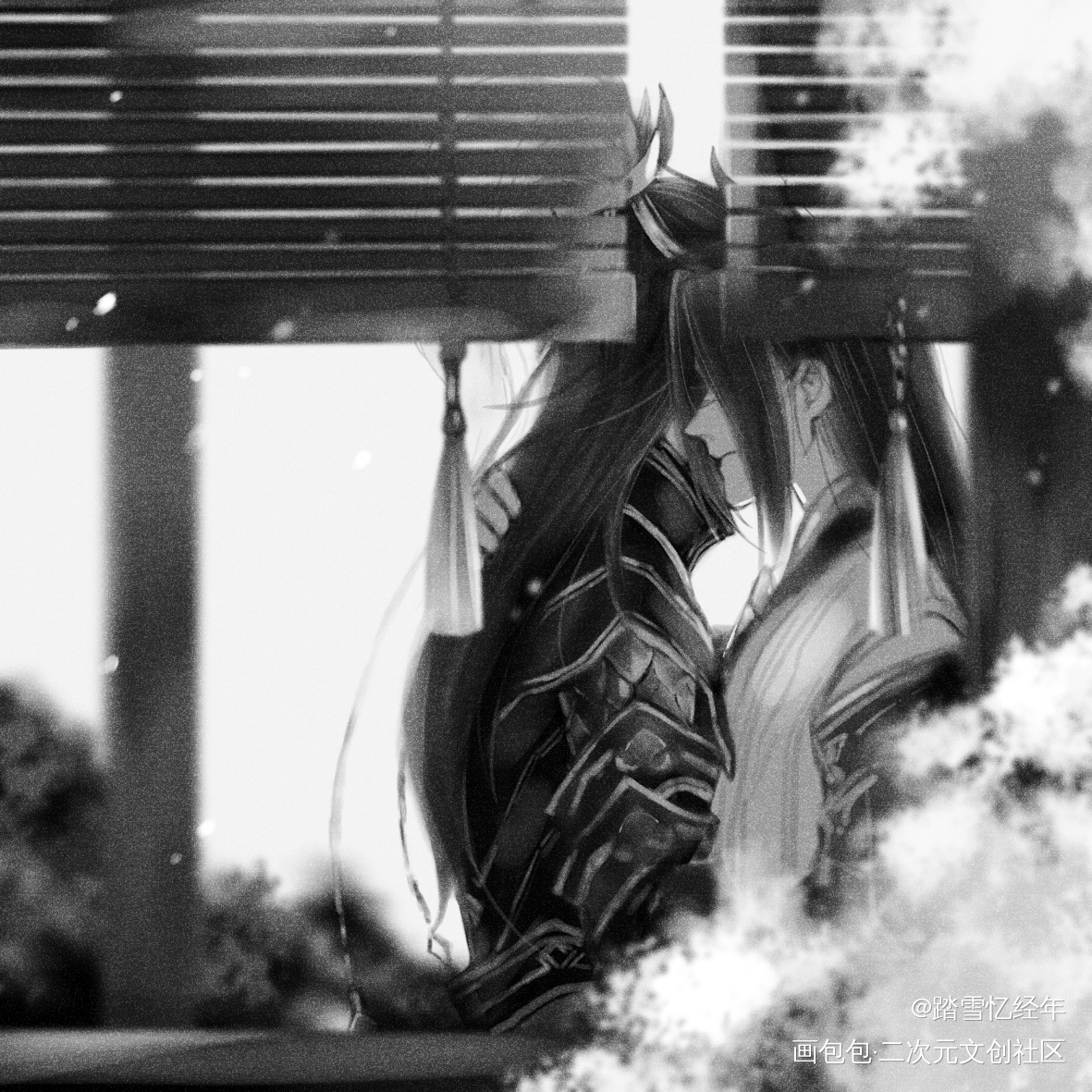 《定风波》_剑网3插画绘画作品