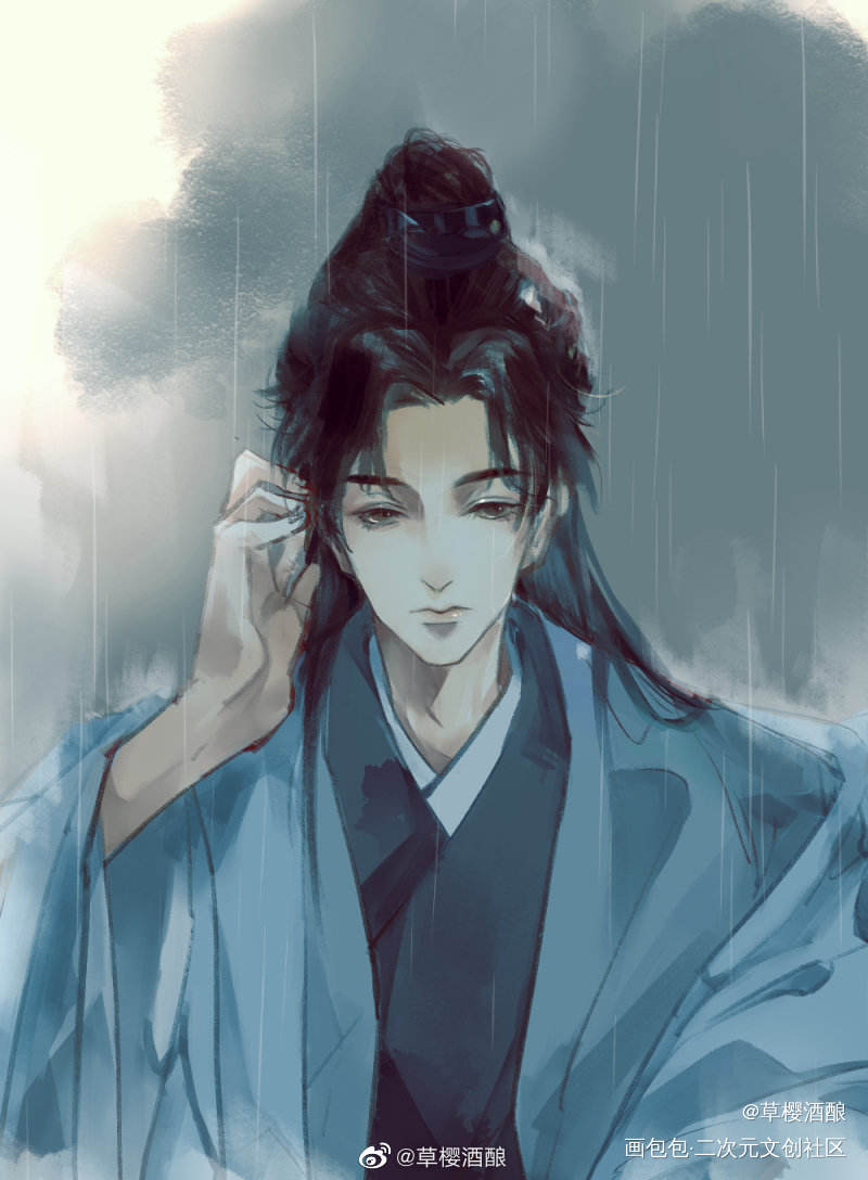 听_山河令古风绘画作品