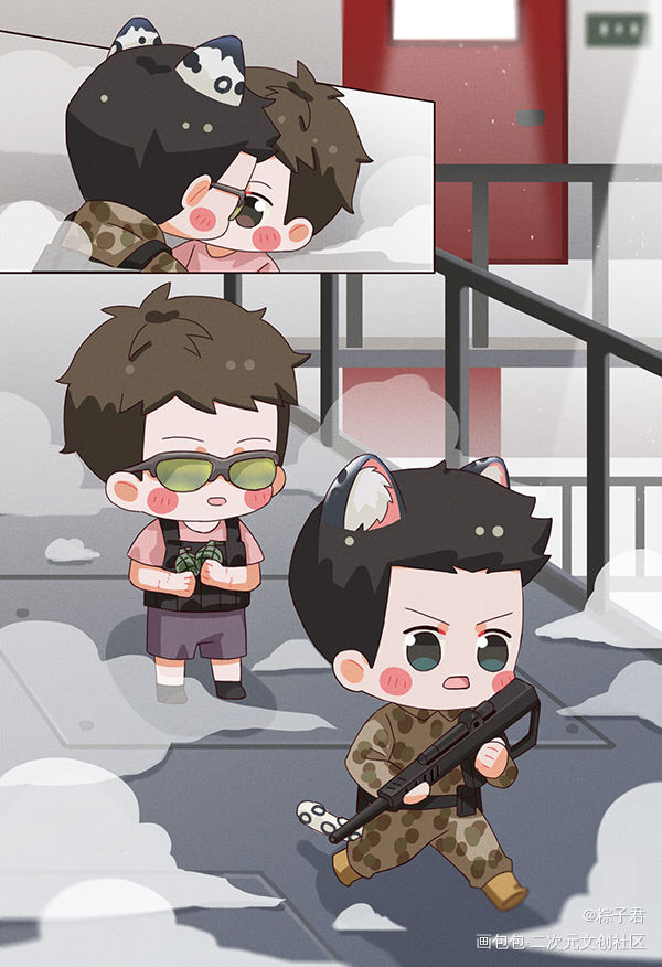 俞白生日月_小白杨188男团白新羽日系Q版我要上首推插画绘画作品