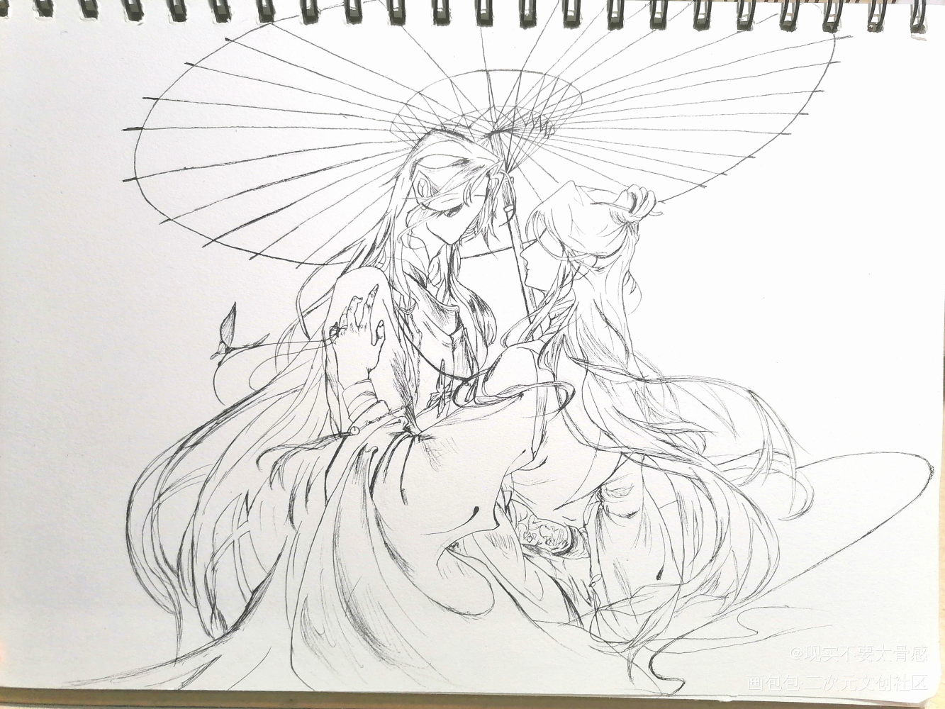 灰灰大大yyds！！！_天官赐福花怜临摹绘画作品