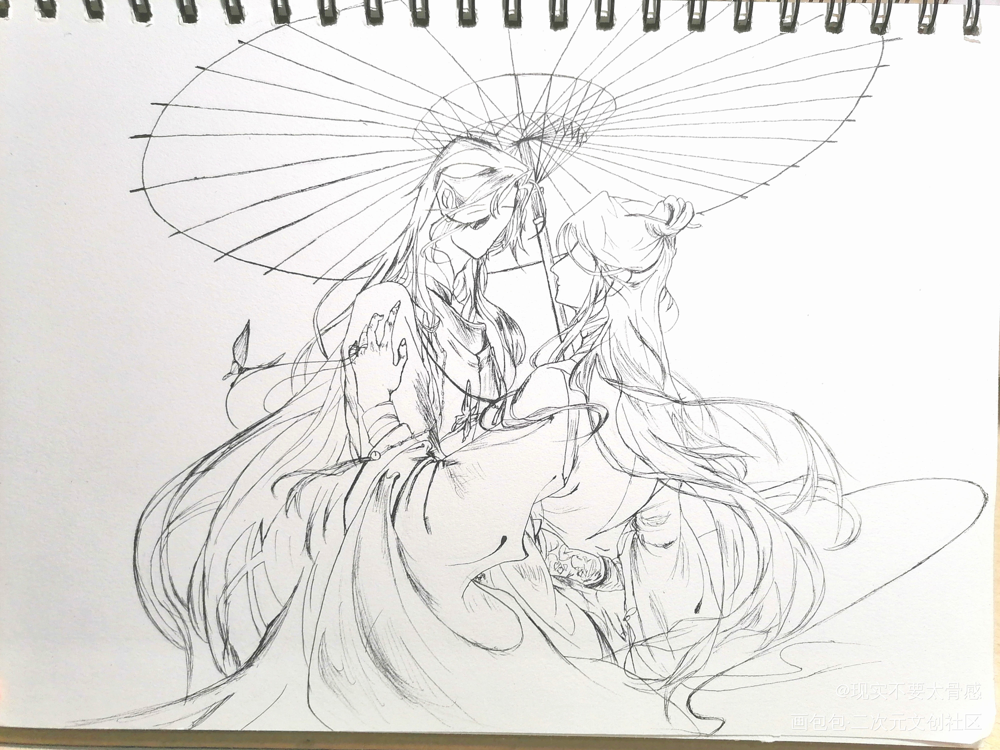 灰灰大大yyds！！！_天官赐福花怜临摹绘画作品
