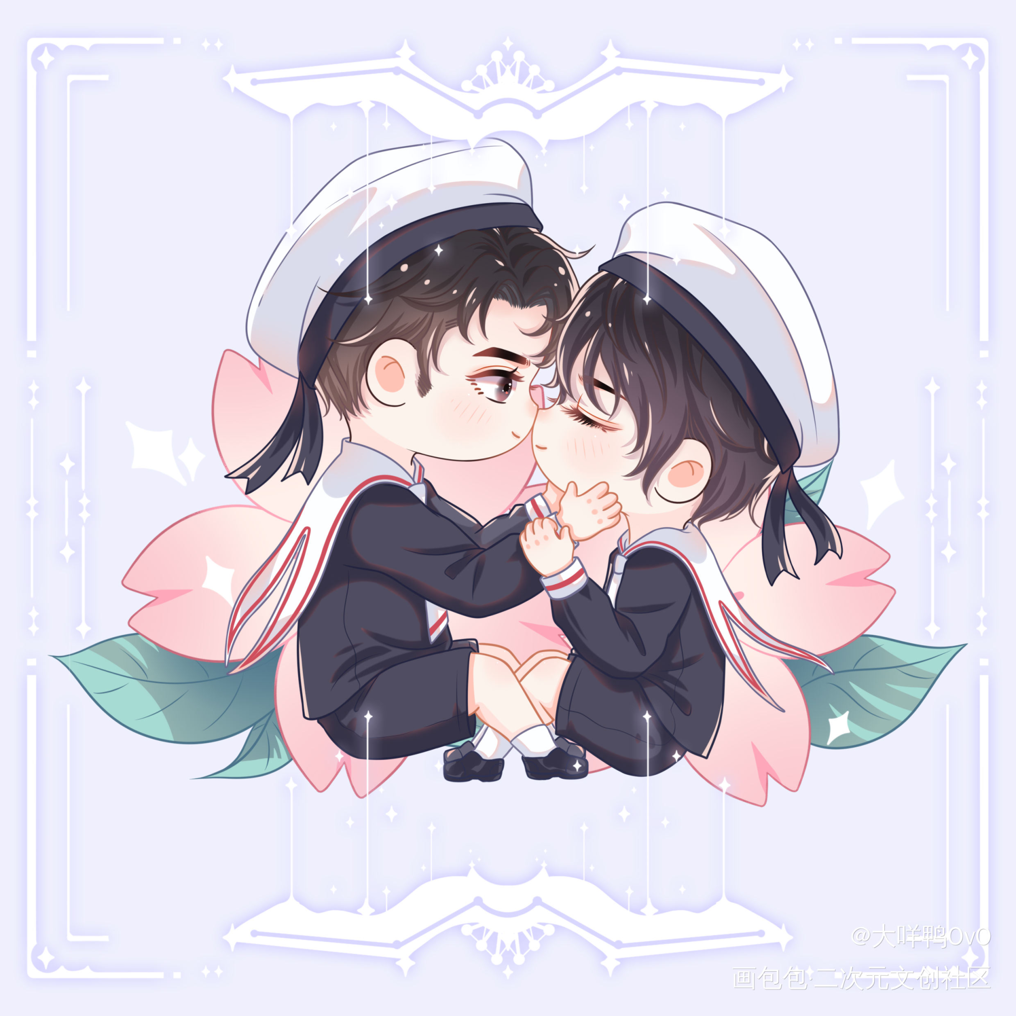 严江制服～_破云严江严峫江停破云by淮上淮上绘画作品