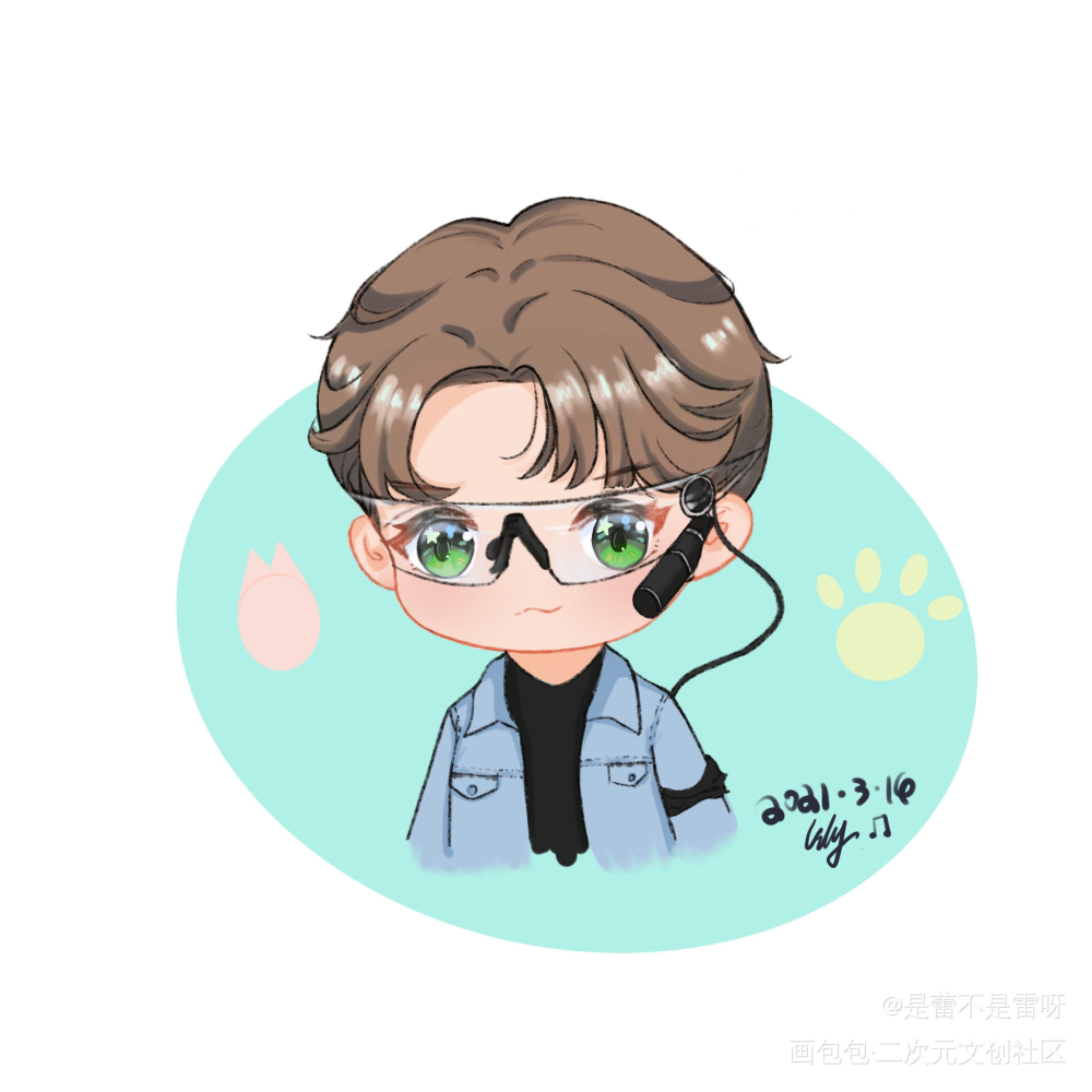 啵啵_Q版博君一肖王一博绘画作品