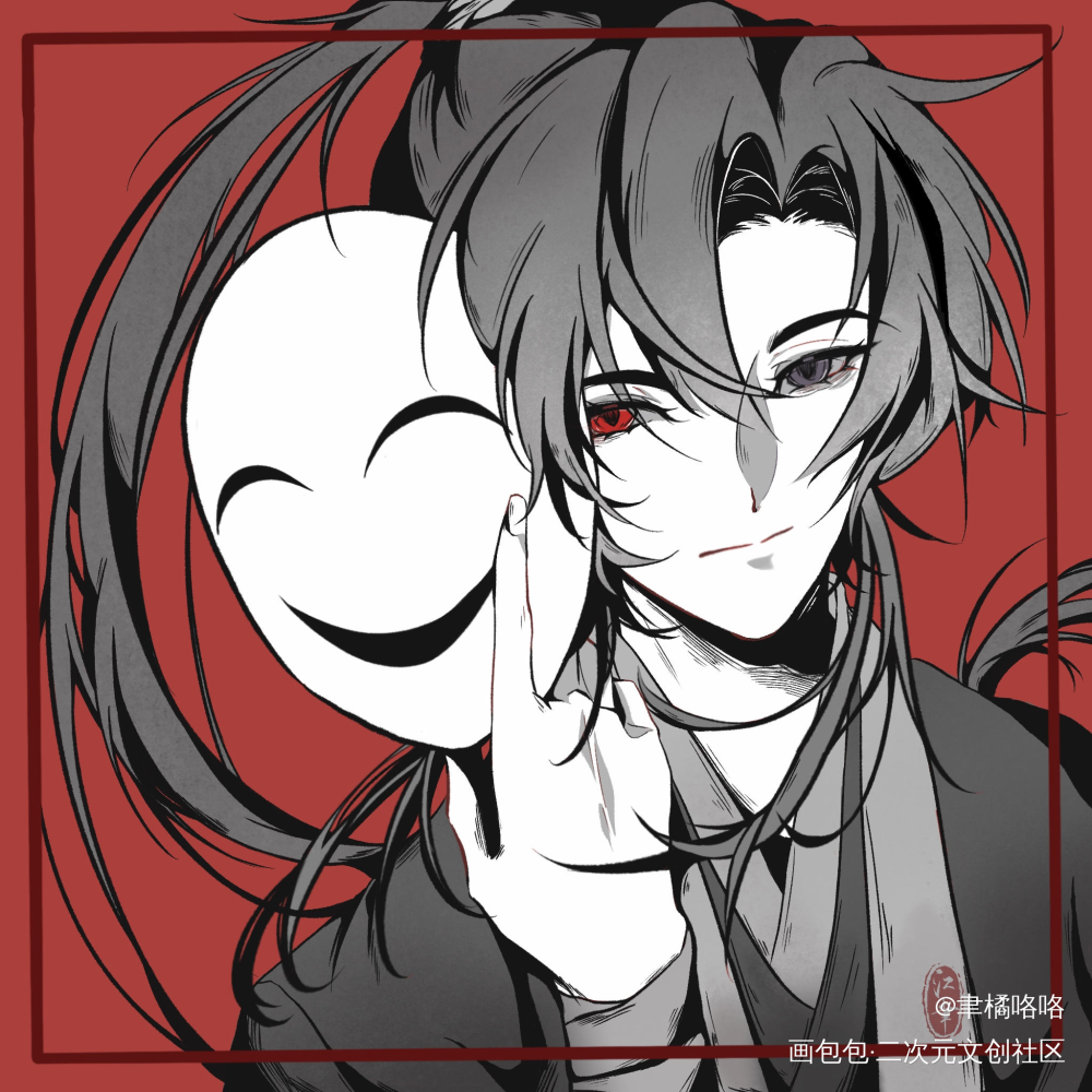 无名_天官赐福花怜绘画作品