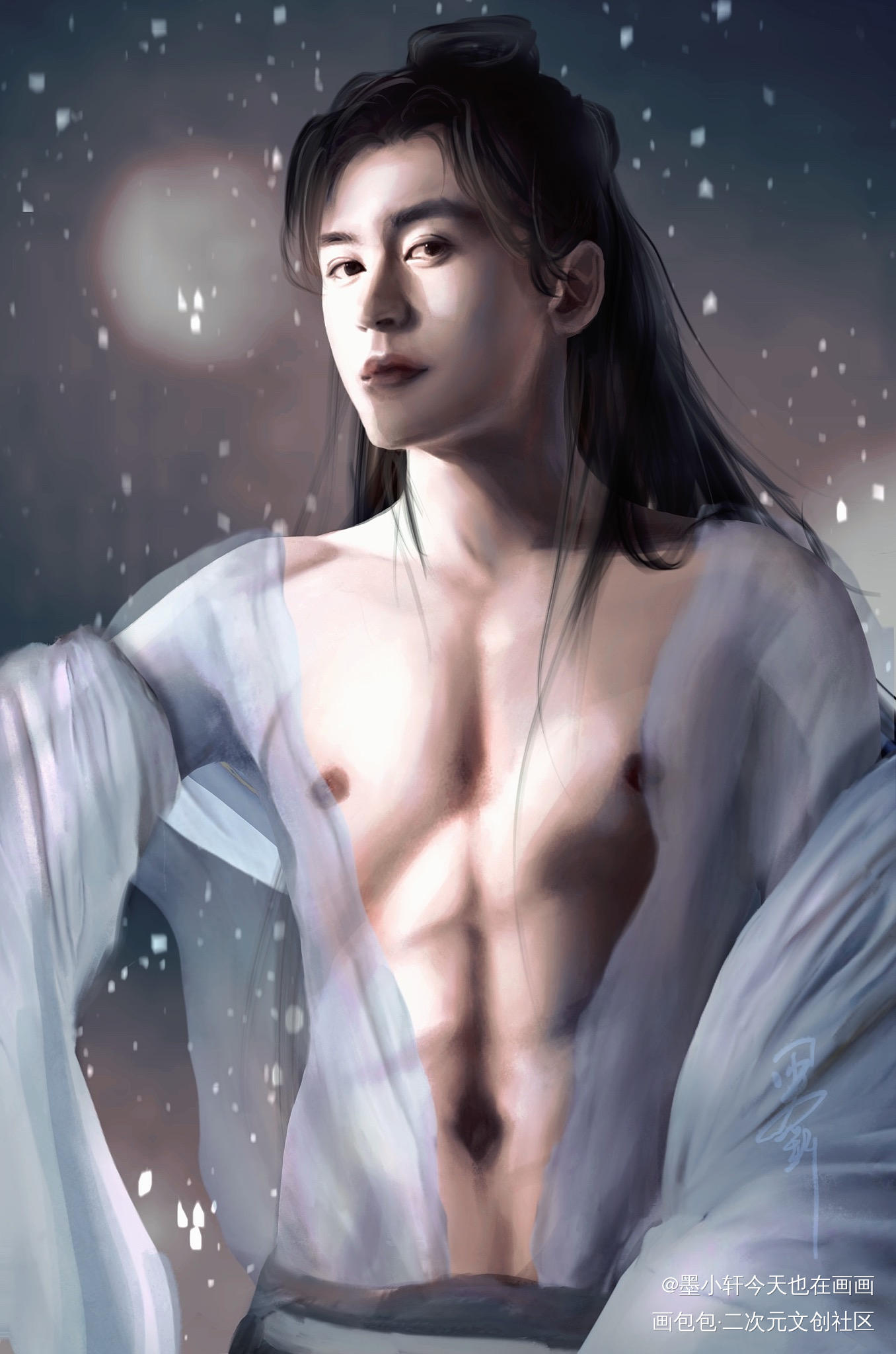山河令同人_山河令厚涂绘画作品